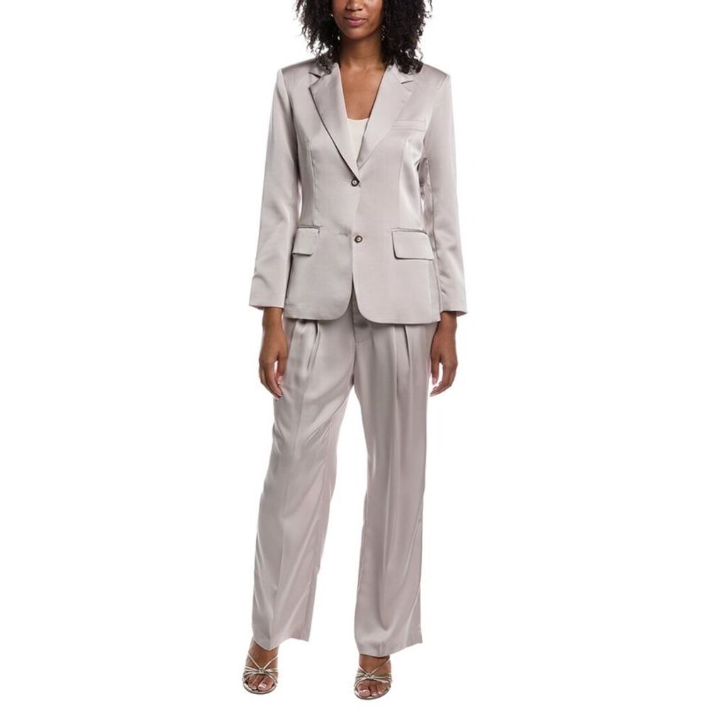 Pascale La Mode Womens  2Pc Suit, Yellow